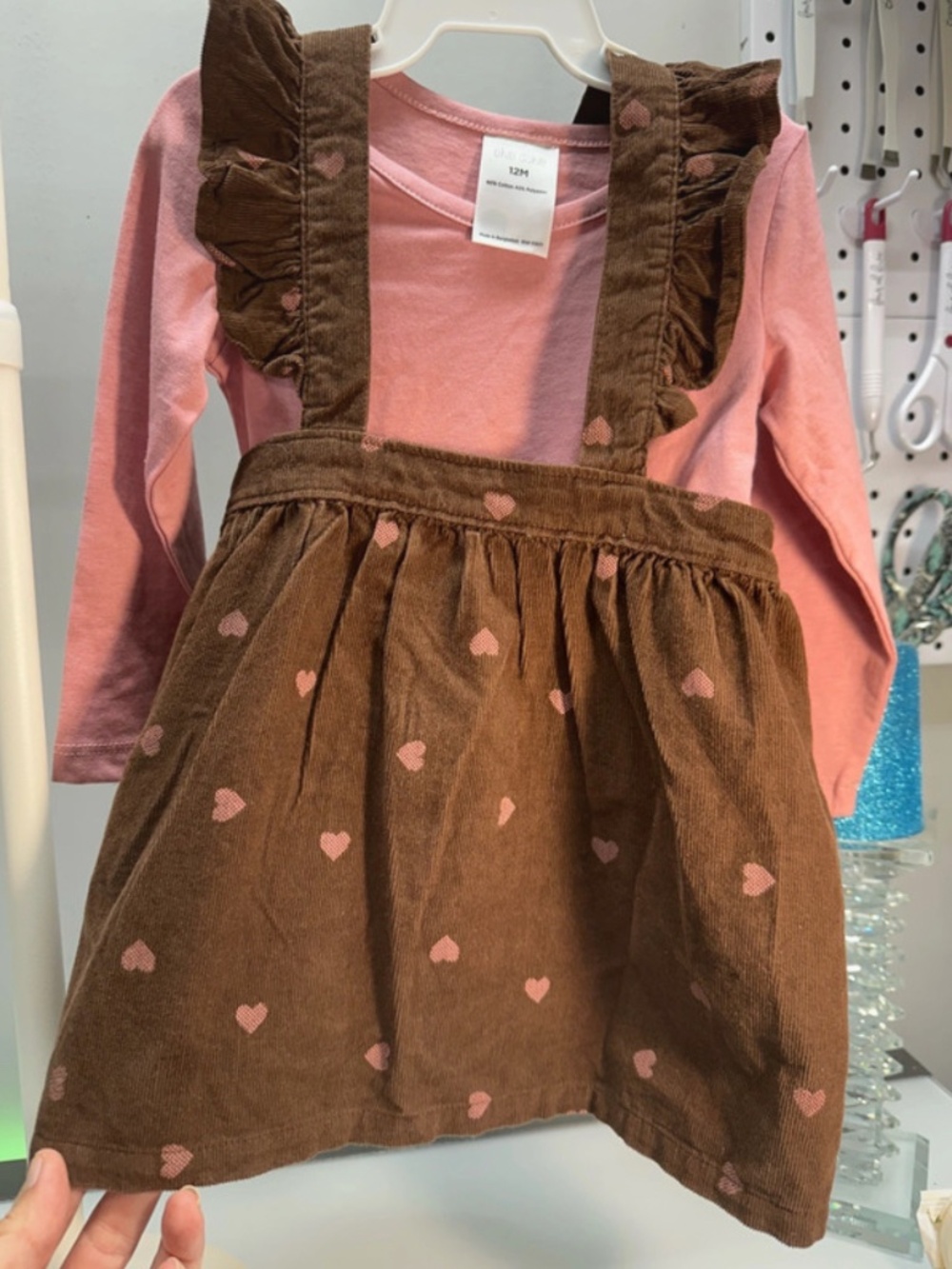 Okie Dokie 2 pc Outfit, size 12 mths (A17)